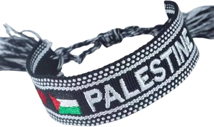 Brodert armbånd - FREE-GAZA