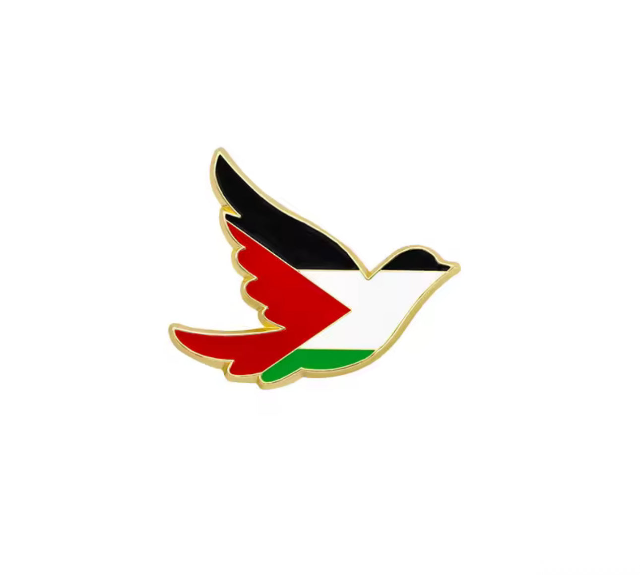 Palestina Fugl Pin