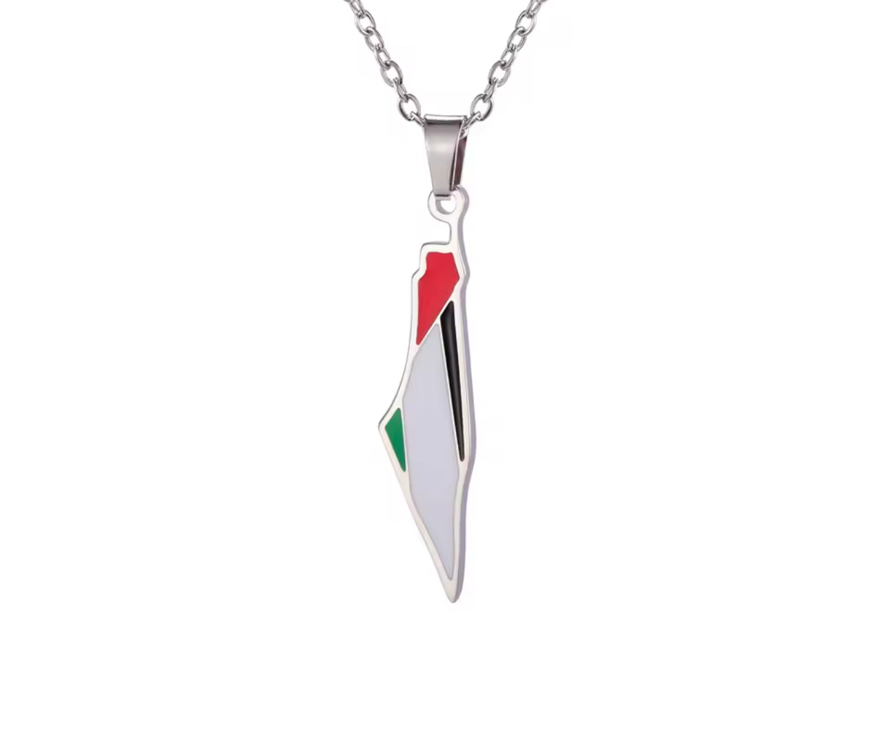 Palestina Kart Halskjede